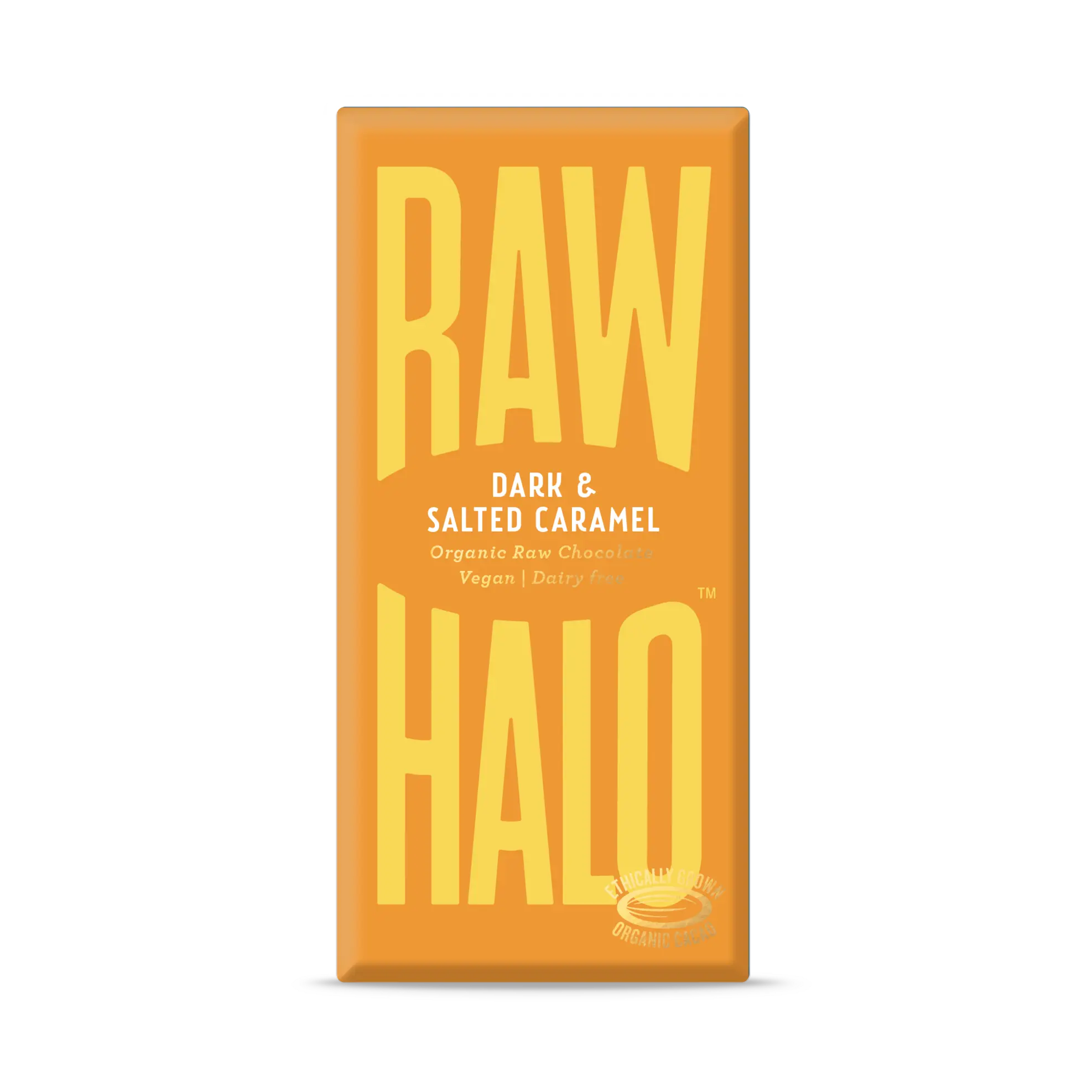 Dark Salted Caramel Organic Raw Chocolate Bar (70g)