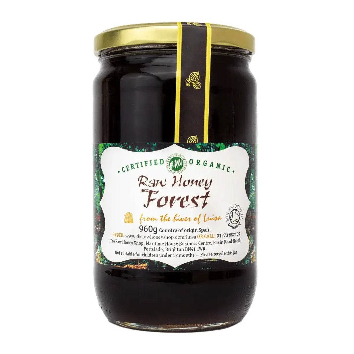 Raw Organic Honey - Forest 960g