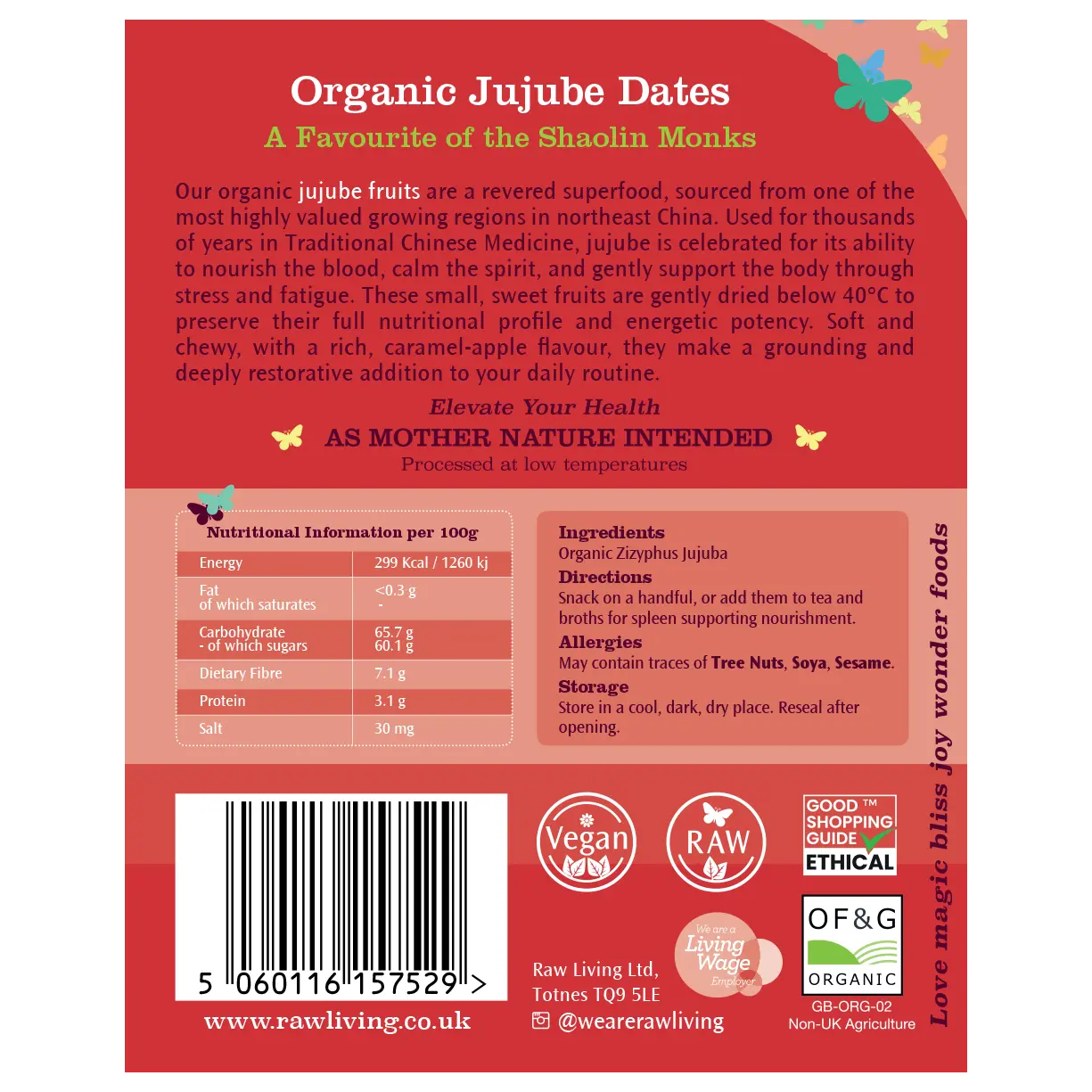 Jujube Dates - Organic