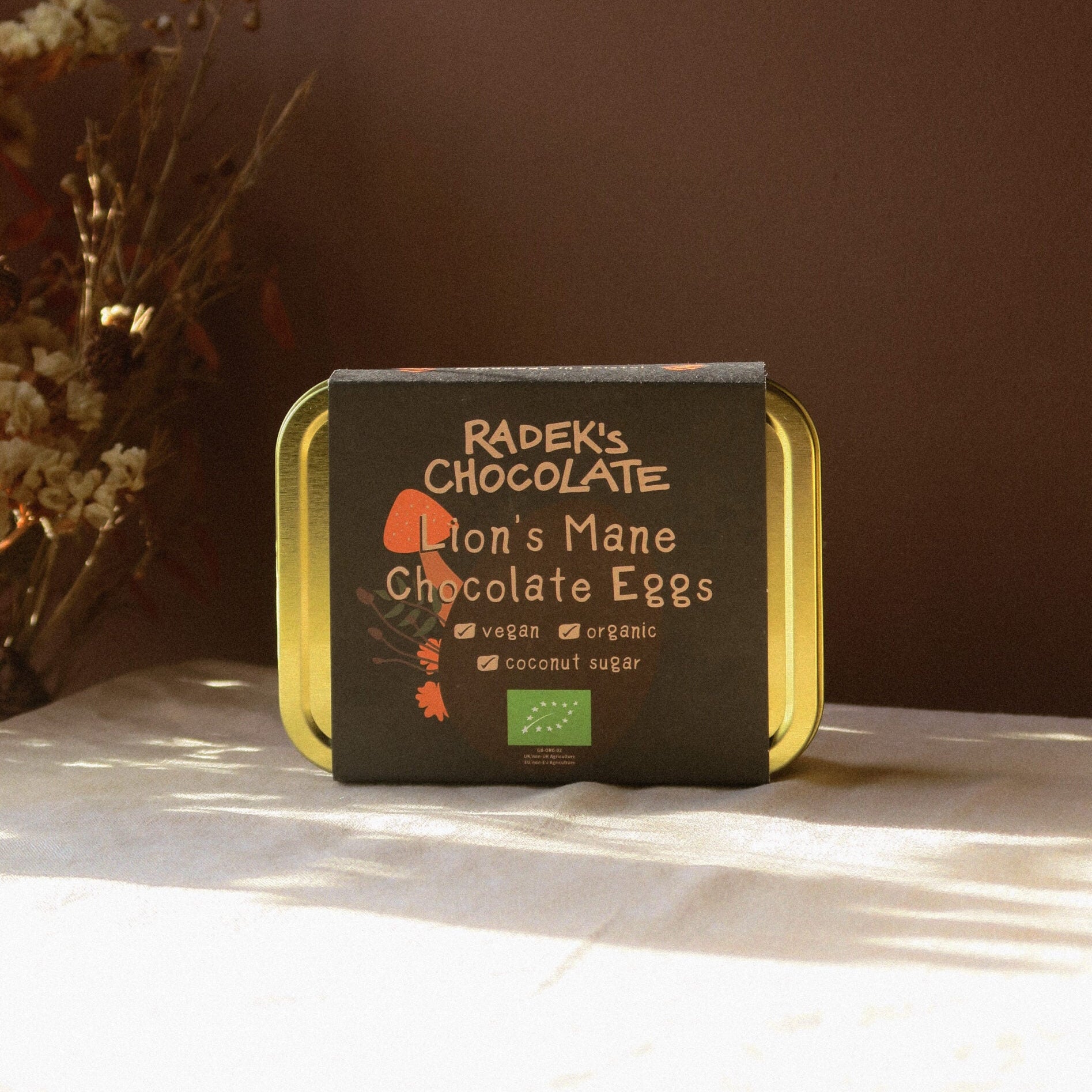 Organic Lion's Mane Chocolate Eggs