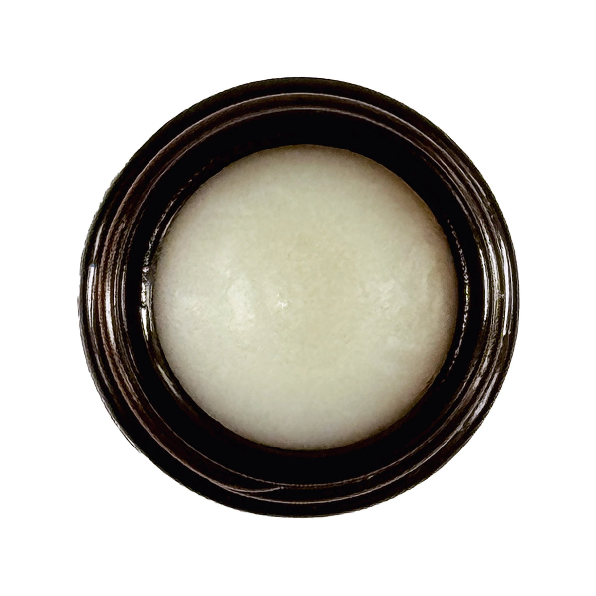 Living Libations Frankincense First Aid Ozonated Gel Balm, open jar from above