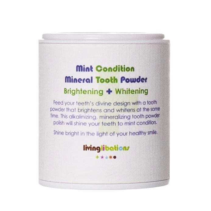 Mint Condition Mineral Tooth Powder | Living Libations | Raw Living UK ...