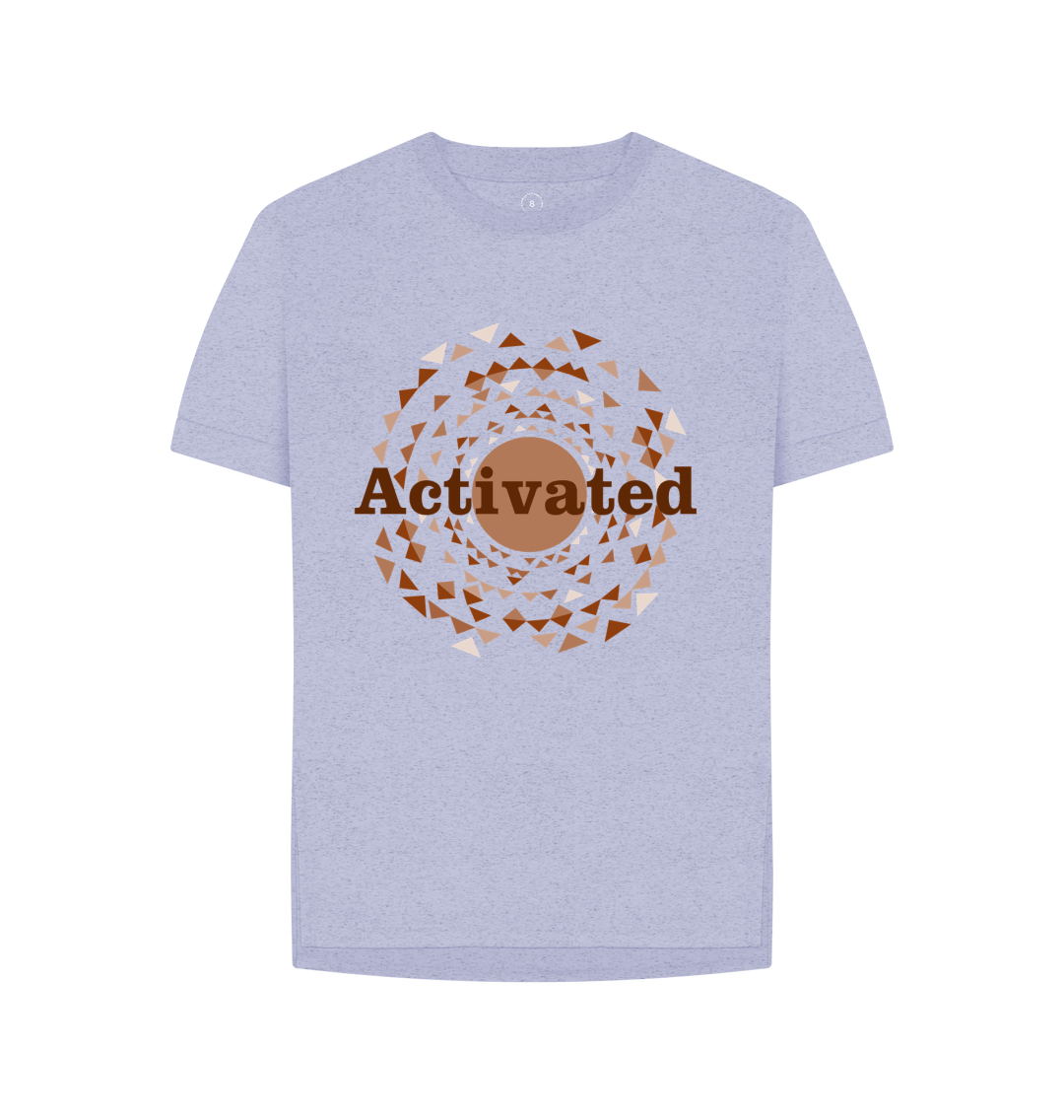 Lavender Organic & Recyled Cotton Womens Tshirt  - Activated