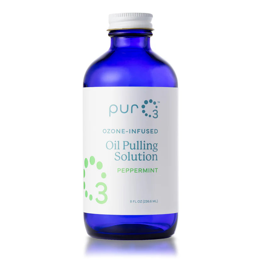 PurO3 Ozone-Infused Oil Pulling Solution - Peppermint