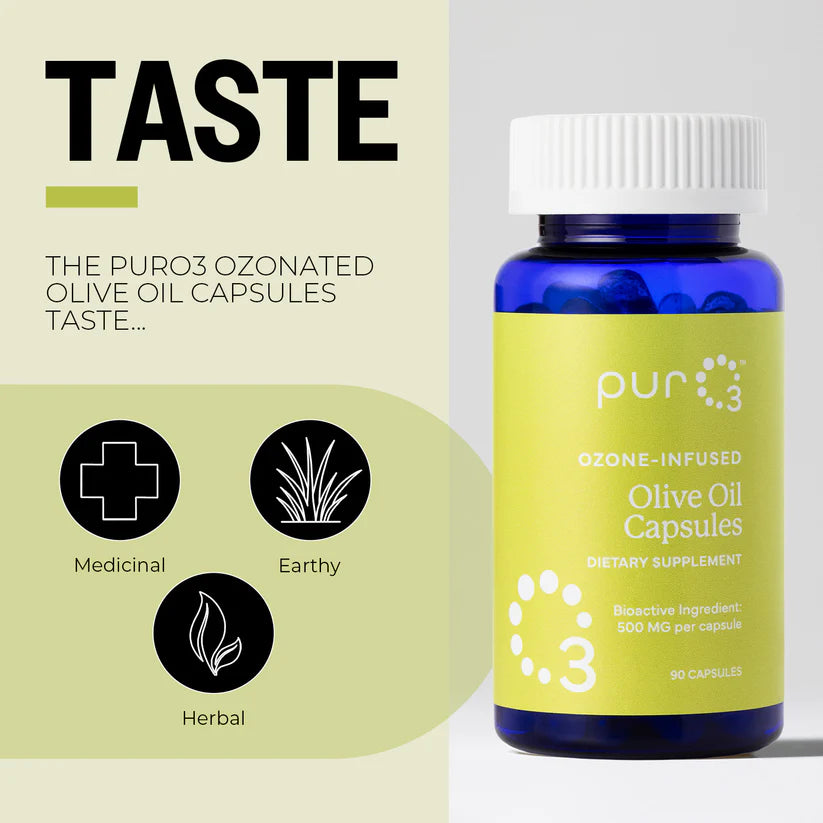PurO3 Ozone-Infused Olive Oil Capsules