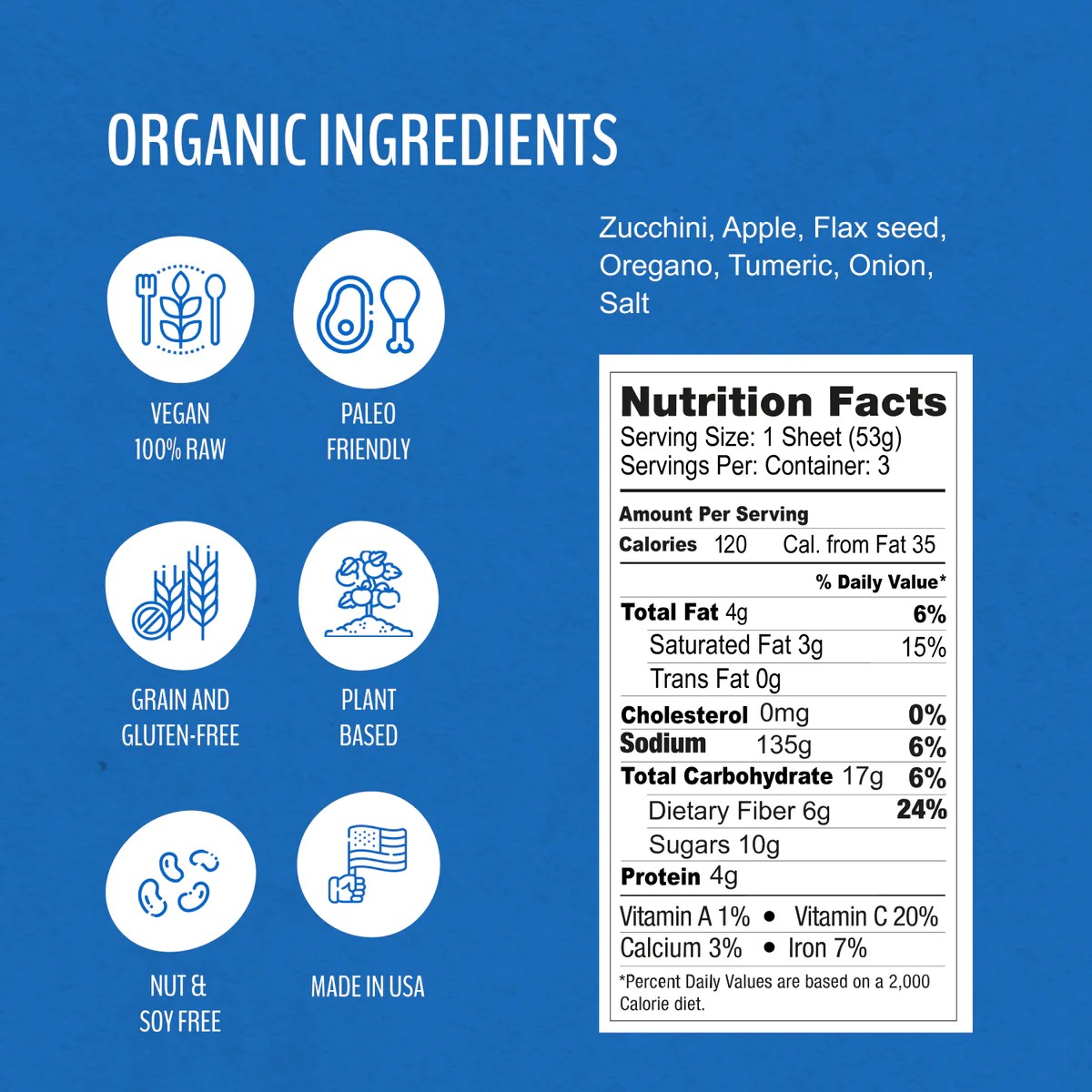 WrawP Organic Wraps - Original