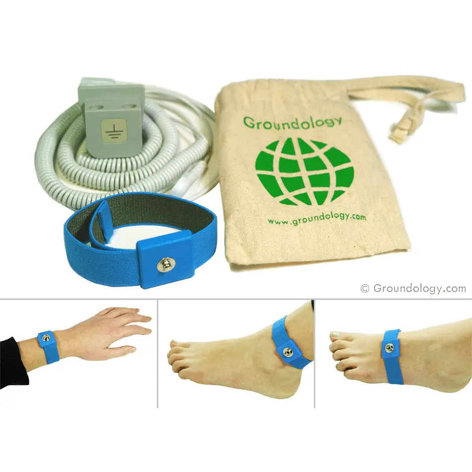 Personal Grounding Kit (Earthing) | Groundology | Raw Living UK | EMF & Energy Protection | Groundology Personal Grounding Kit: an inexpensive and convenient way to get the benefits of an Earth connection while indoors. Can also be worn while sleeping.
