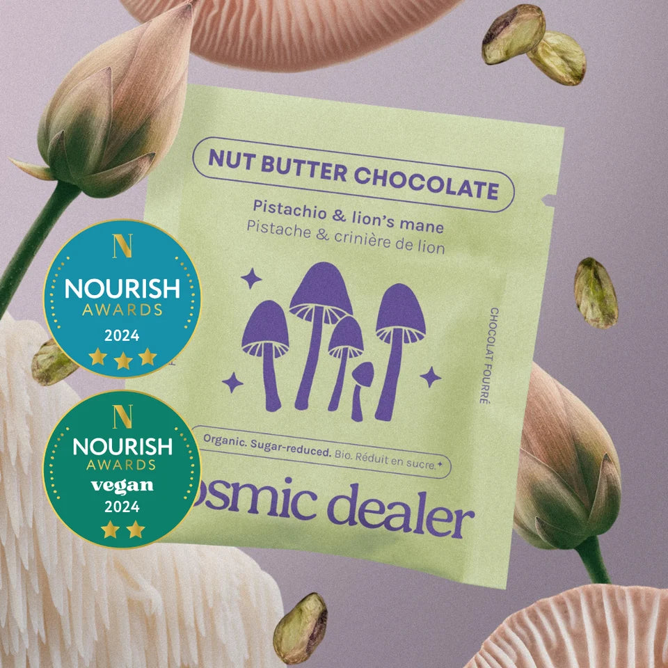 Pistachio & Lion's Mane Chocolate Bite