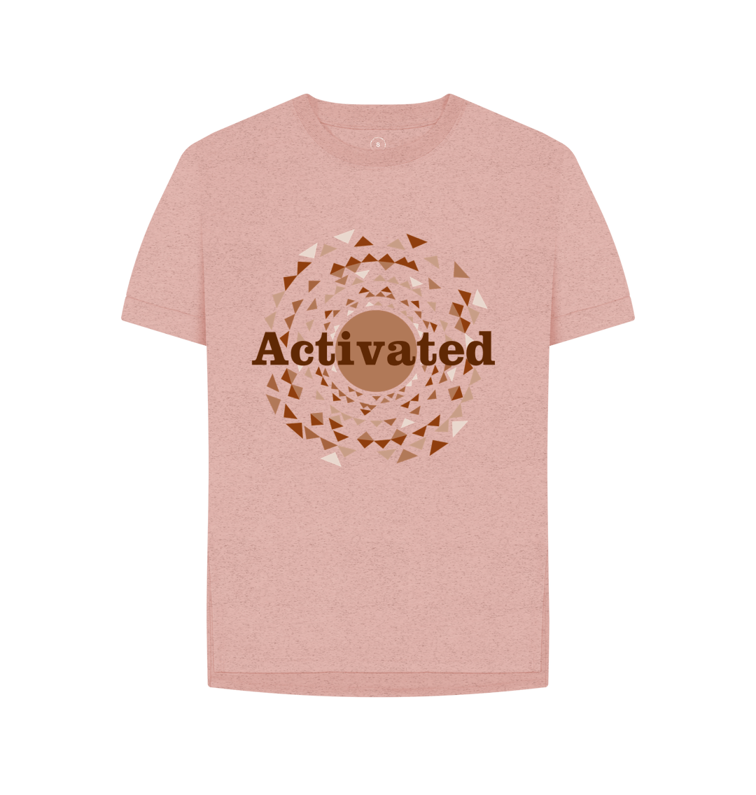 Sunset Pink Printed T-shirt Front