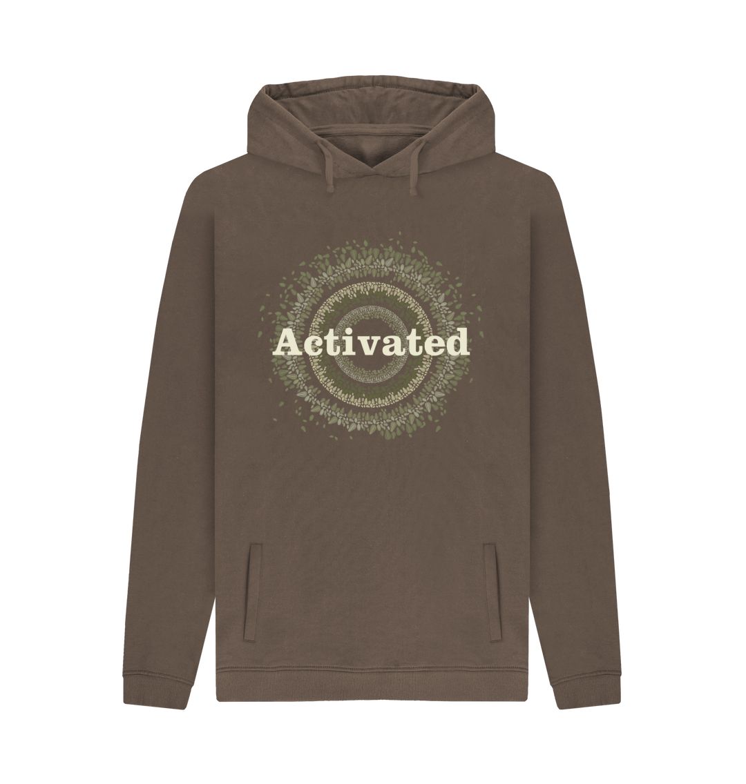 Chocolate Activated Mens Pullover Hoodie 2