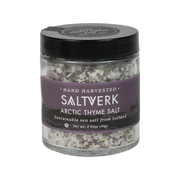 Arctic Thyme Sea Salt | Saltverk | Raw Living UK | Raw Foods | Saltverk Arctic Thyme Sea Salt: Icelandic Arctic Thyme enhances the Saltverk Geothermal Mineral-Rich Flaky Sea Salt. Together, they offer a taste of Iceland!