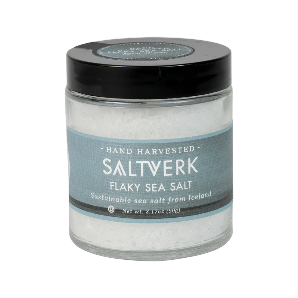 Pure Flakes Sea Salt | Saltverk | Raw Living UK | Raw Foods | Saltverk Pure Sea Salt Flakes are handmade pyramid-like crystal salt flakes. Saltverk is one of the few entirely sustainable flaky sea salt producers.