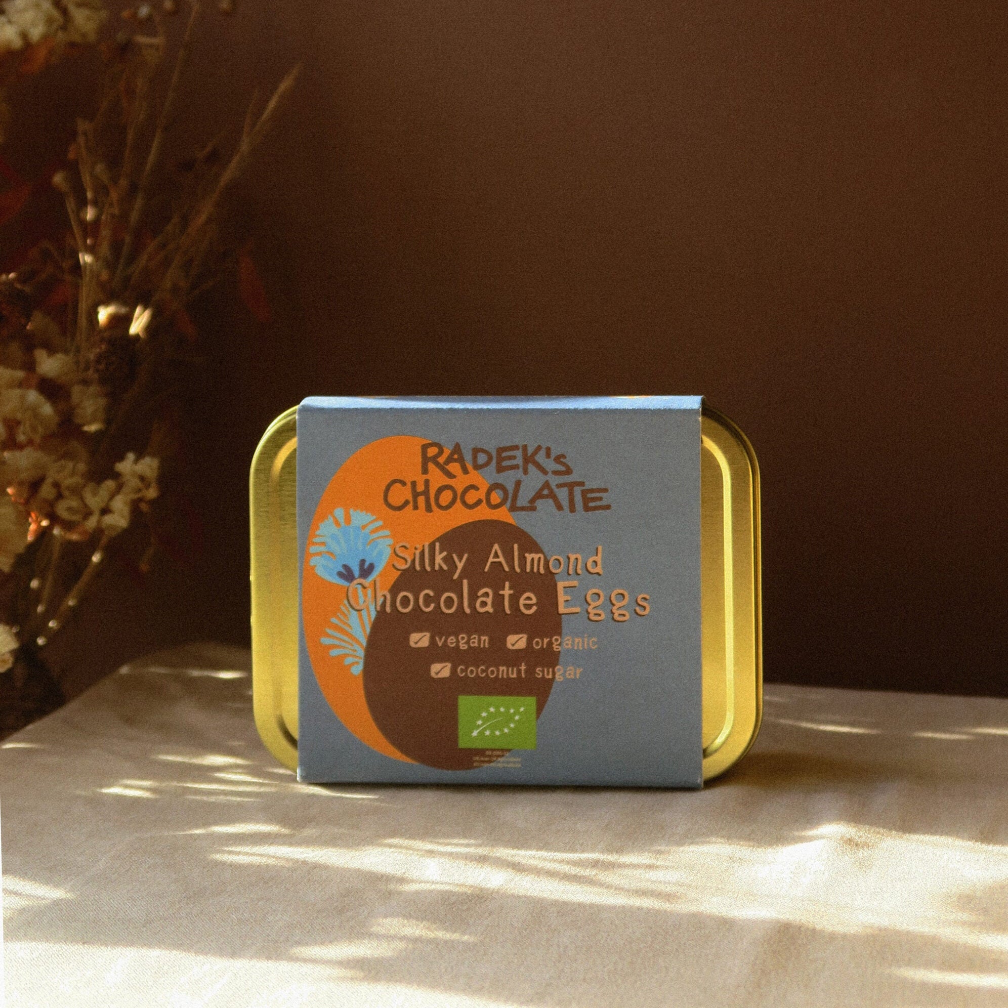 Organic Silky Almond Chocolate Eggs