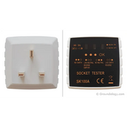 Grounding Socket Tester (UK) | Groundology | Raw Living UK | EMF & Energy Protection | Groundology Socket Tester (UK) verifies that a UK type mains outlet socket is wired properly and grounded. It's worth checking older properties, in particular.