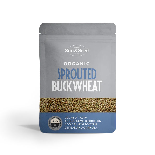 Organic Buckwheaties Sprouted Buckwheat | Sun & Seed | Raw Living UK | Cereals | Raw Foods | Sun & Seed Organic Buckwheaties (Sprouted Buckwheat) are Soaked & Dehydrated Buckwheat Groats (seeds, not grains). Use them in Cereals, Desserts & Trail Mixes.