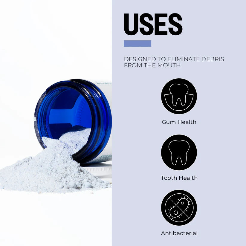 Ozone-Infused Tooth Cleaning Powder