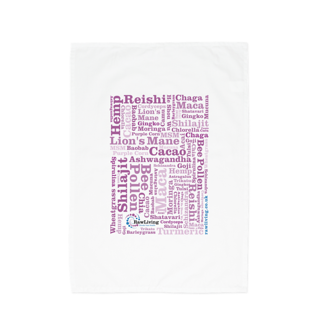 Superfoods Cloud Organic Cotton Tea Towel