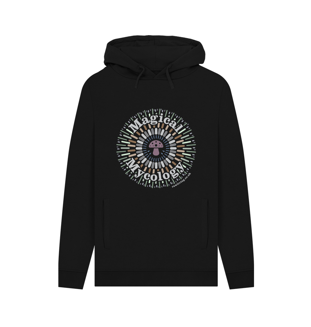 Black Printed Hoody