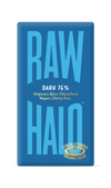 Dark 76% Organic Raw Chocolate Bar (22g, 35g, 70g) - Raw Halo
