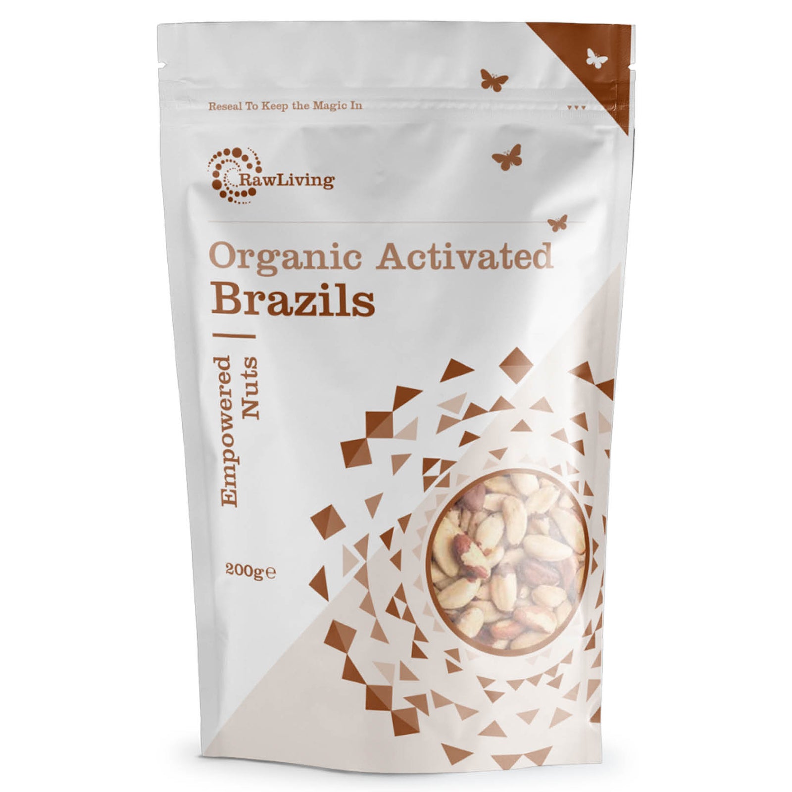 Organic Activated Brazil Nuts (200g, 1kg) | Raw Living UK | Raw Living Organic Activated Brazils: we activate these Brazils to release the Phytic Acid & Enzyme Inhibitors. These nuts are slightly Crunchy & Salty.