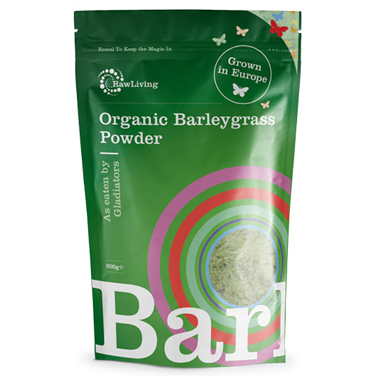 Organic Barleygrass Powder (Various Sizes) Raw Living UK