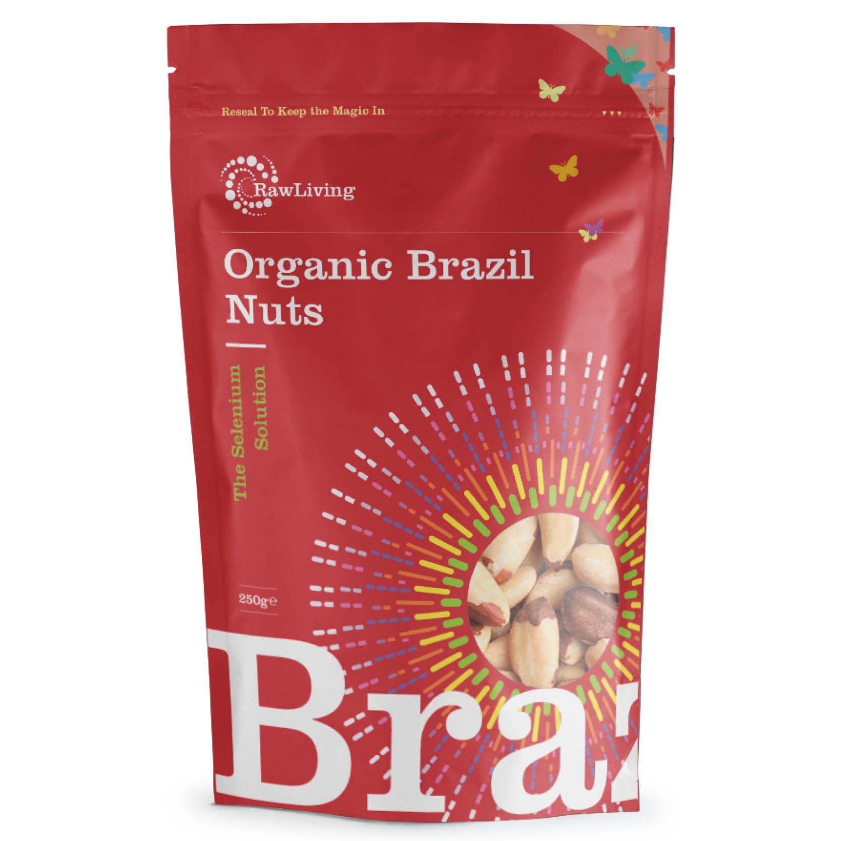 Organic Brazil Nuts (250g, 1kg, 5kg) | Raw Living UK | Raw Living Organic Brazil Kernels: Best Quality Raw & Organic Brazil Nuts. With a serving of 25 grams, they cover 19% of your daily requirement of Vitamin E.