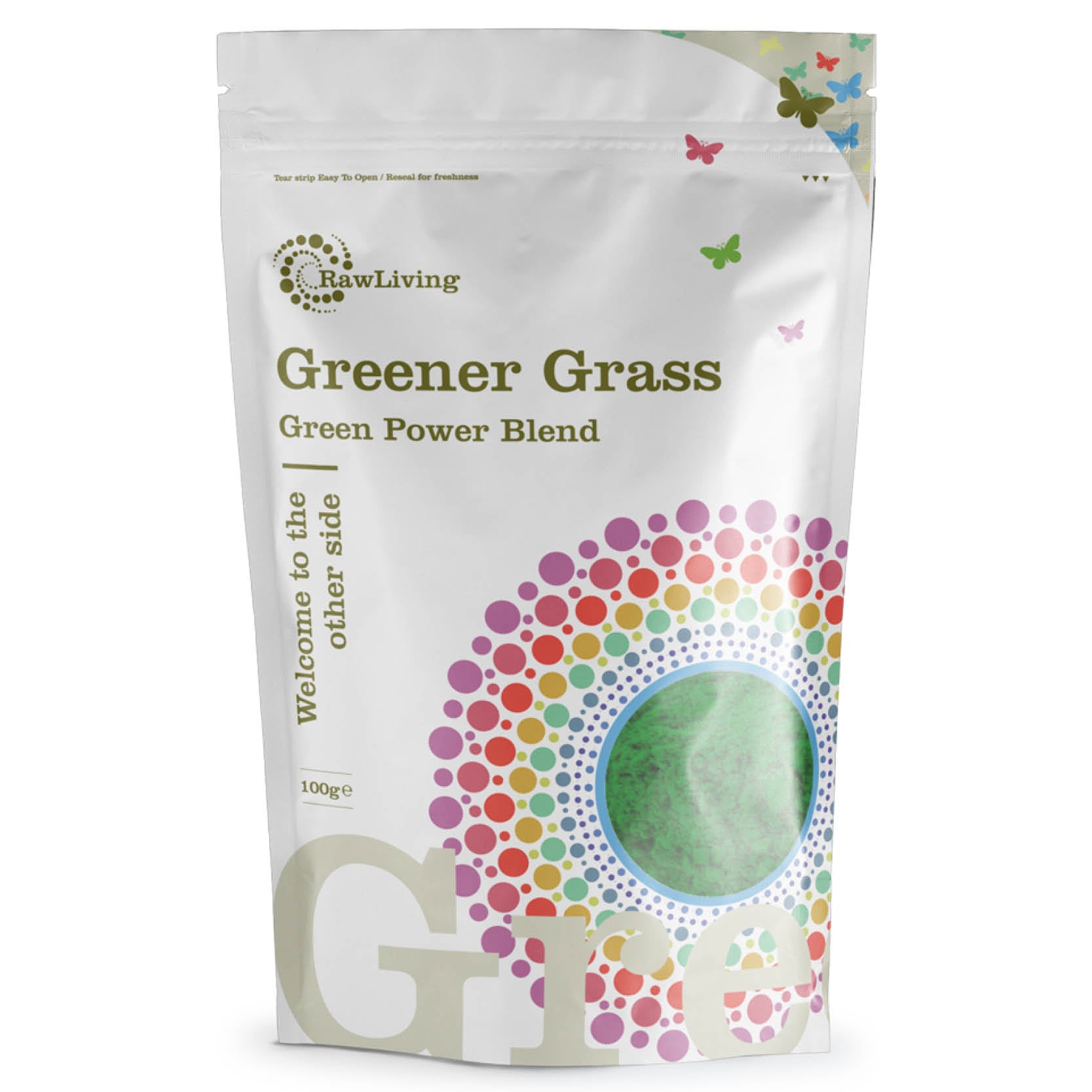 Greener Grass Powder Blend | Raw Living UK | Super Foods | Raw Living Greener Grass Powder Blend: a unique blend of Green Powders & Herbal Extracts, specially mixed to provide you with a balanced nutritional intake.