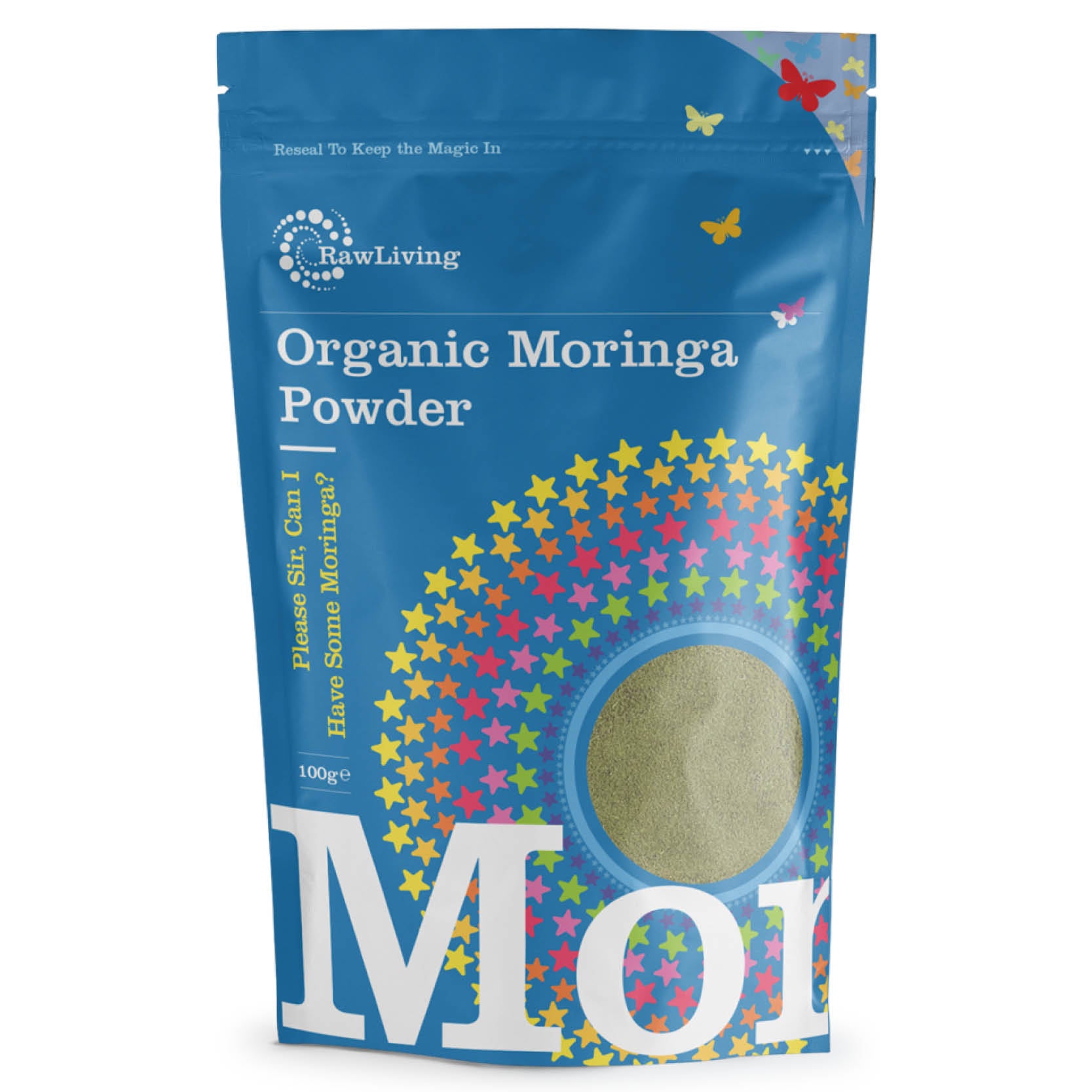 Organic Moringa Oleifera Powder (100g, 1kg) | Raw Living UK