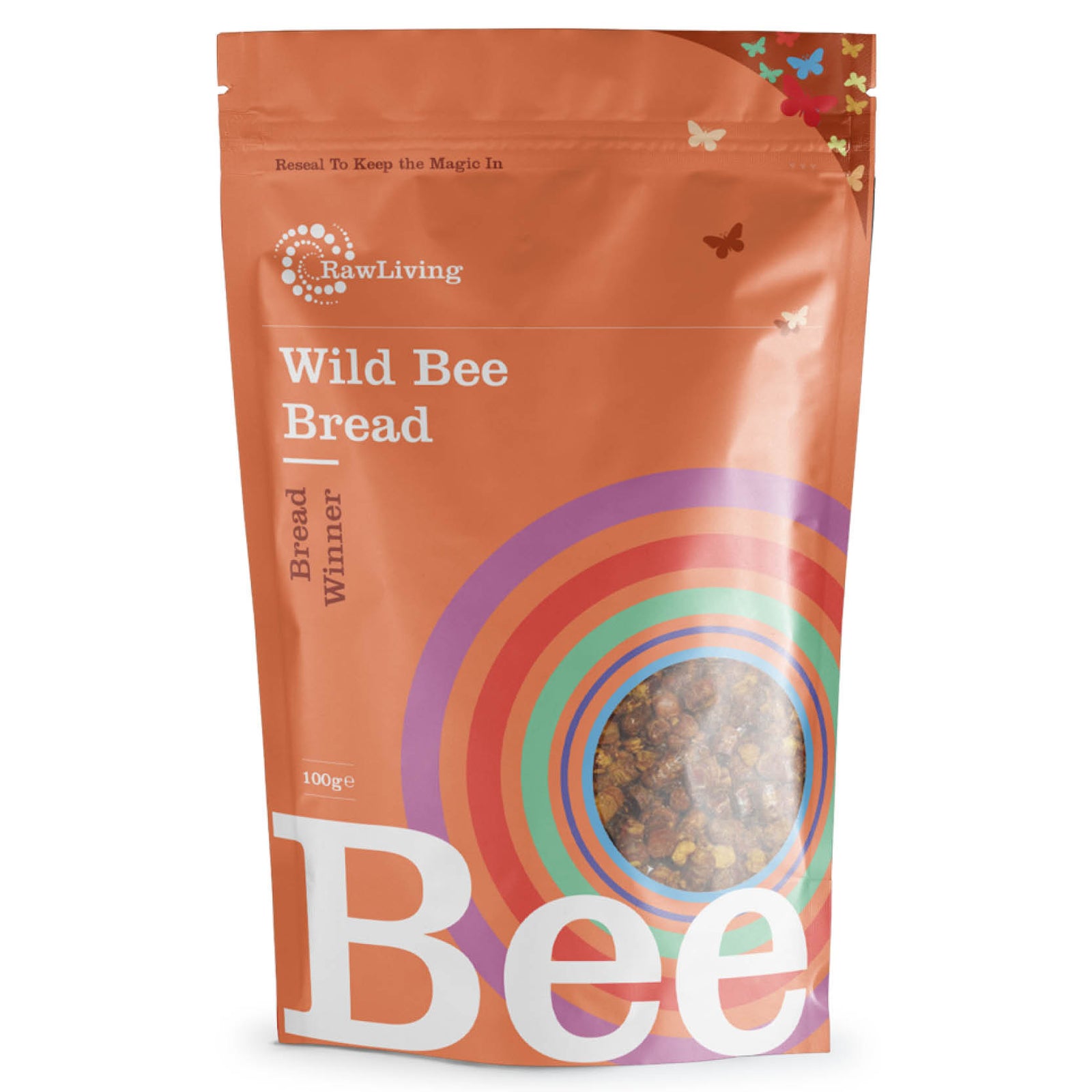 Raw Living Wild Bee Bread: a delicious, fermented, enzymatically-activated food made by bees inside the hive, with around 25% honey or nectar & 70% pollen.Wild Bee Bread (100g, 250, 1kg) | Raw Living UK |