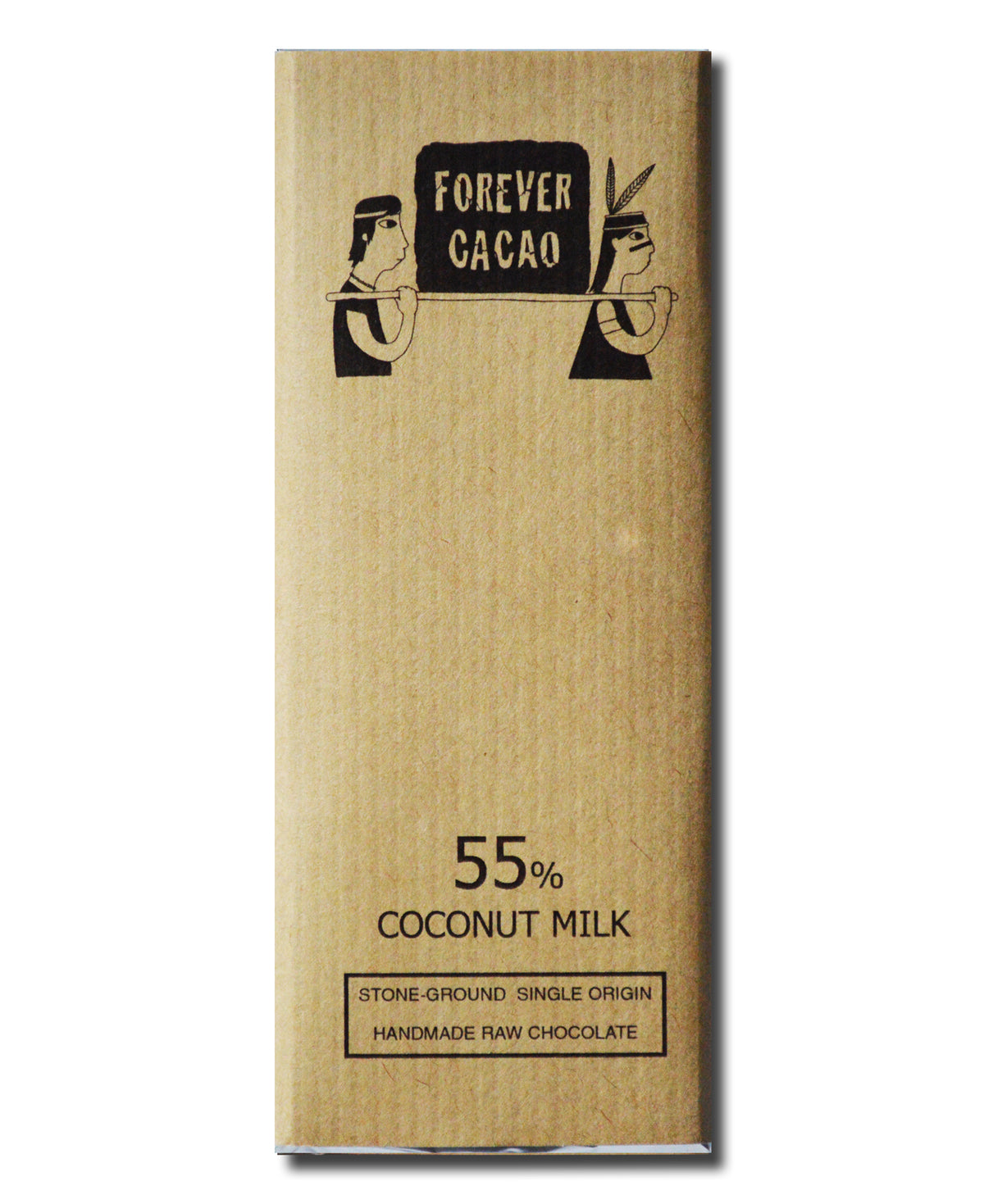 55% Coconut Milk Bar (40g) | Forever Cacao | Raw Living UK | Forever Cacao 55% Coconut Milk Bar: Dairy-Free Milk Chocolate, sweetened with Coconut Sugar. Completely Delicious &amp; Minimally Processed at Low Temperatures.