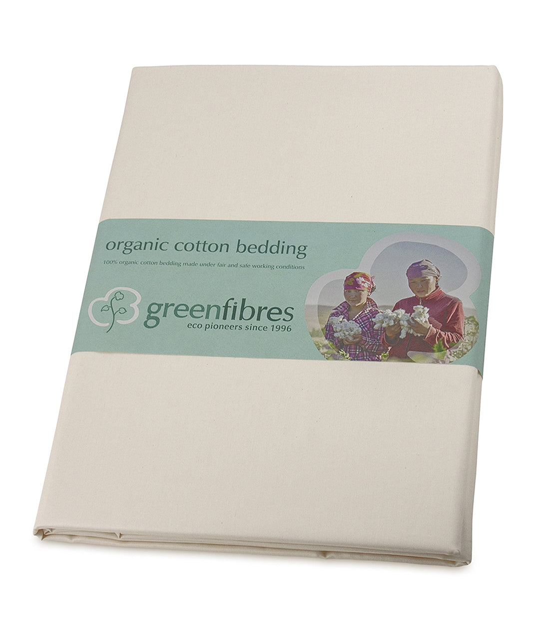 Finest Sateen Flat Sheet (Various Sizes) | Greenfibres | Raw Living UK | House & Home | Bedding | Greenfibres Finest Sateen Organic Flat Sheet (Various Sizes): The wholesomeness of undyed, unbleached, 100% organic cotton with the most decadent silky feel.