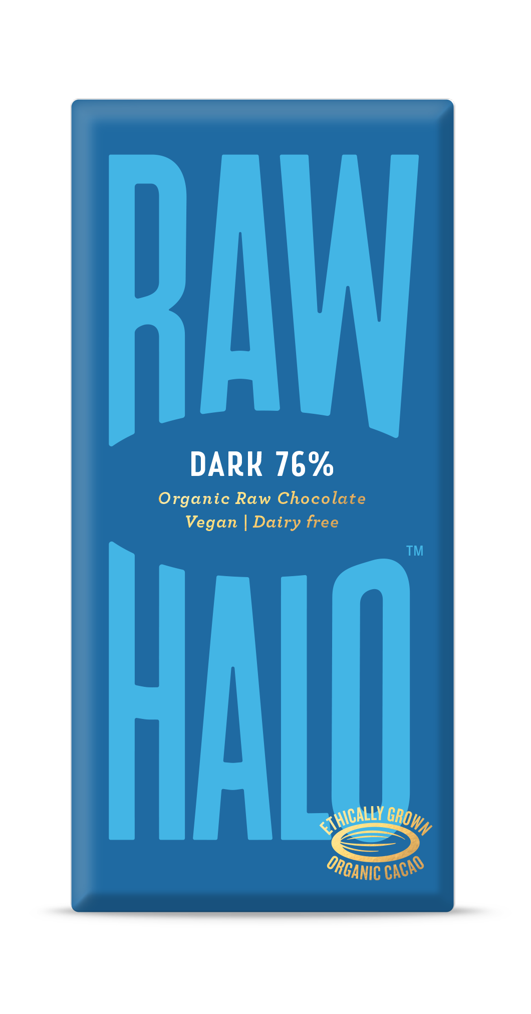 Raw Halo - Dark 76% Organic Raw Chocolate Bar (70g)