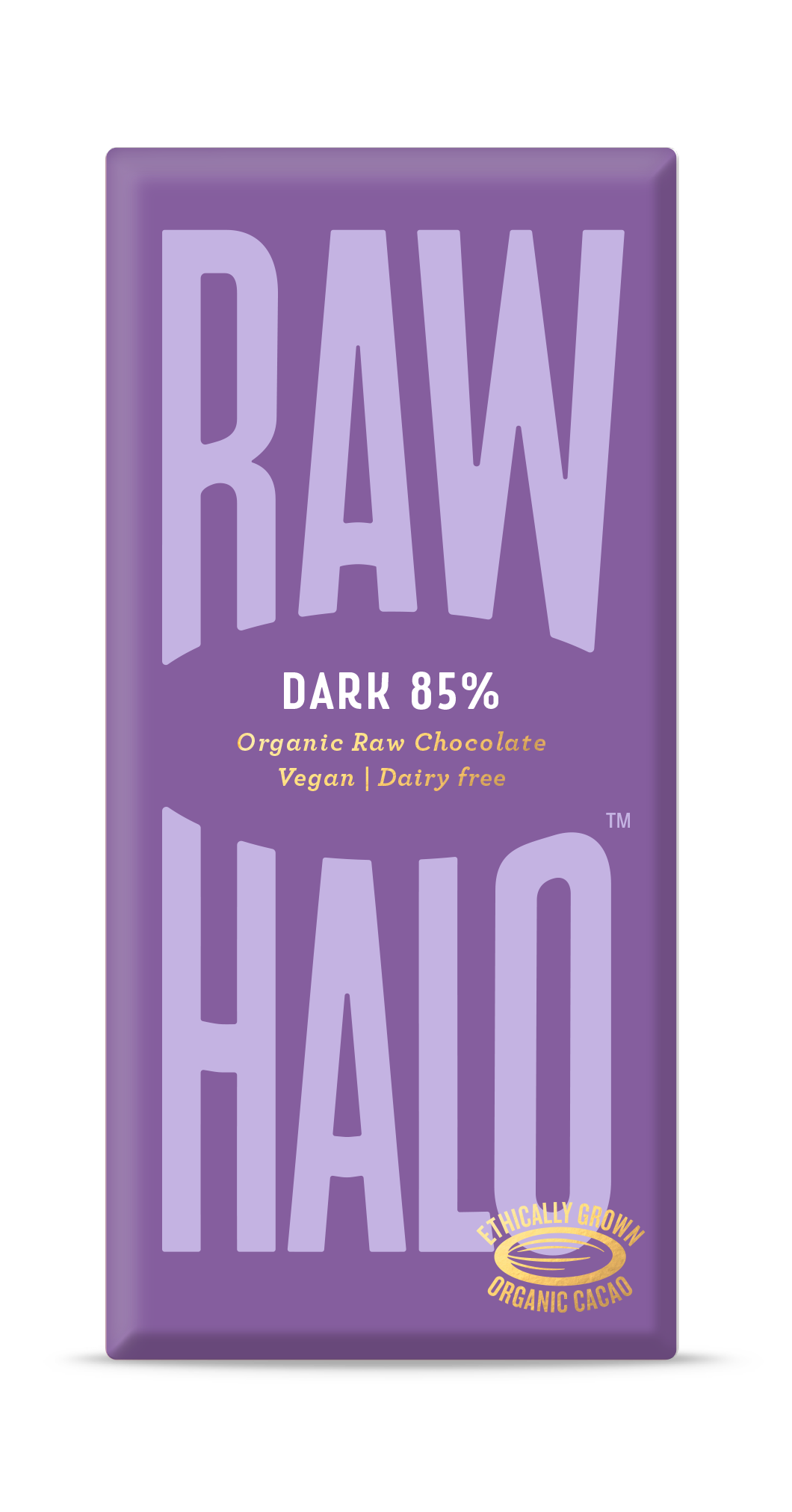 Dark 85% Organic Raw Chocolate Bar (70g) - Raw Halo
