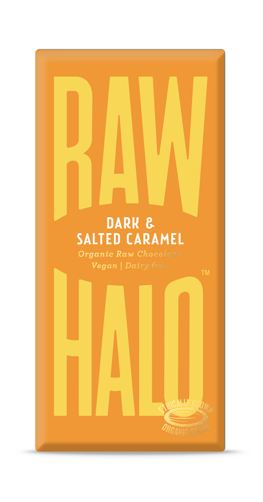 Raw Halo - Dark Salted Caramel Organic Raw Chocolate Bar (70g)