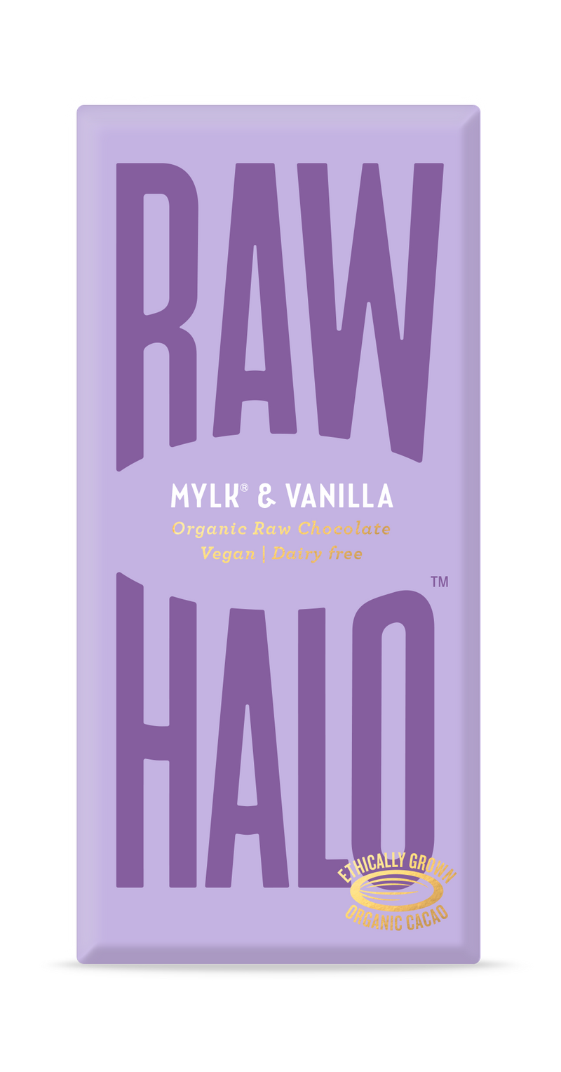 Mylk & Vanilla Raw Chocolate Bar Raw Halo Raw Living UK