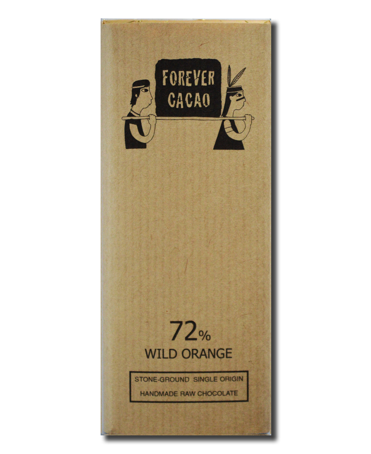 72% Wild Orange Bar (40g) | Forever Cacao | Raw Living UK | Forever Cacao 72% Wild Orange Bar: Dairy-Free Dark Chocolate, with Orange Oil. Sweetened with Coconut Sugar, and Minimally Processed at Low Temperatures.