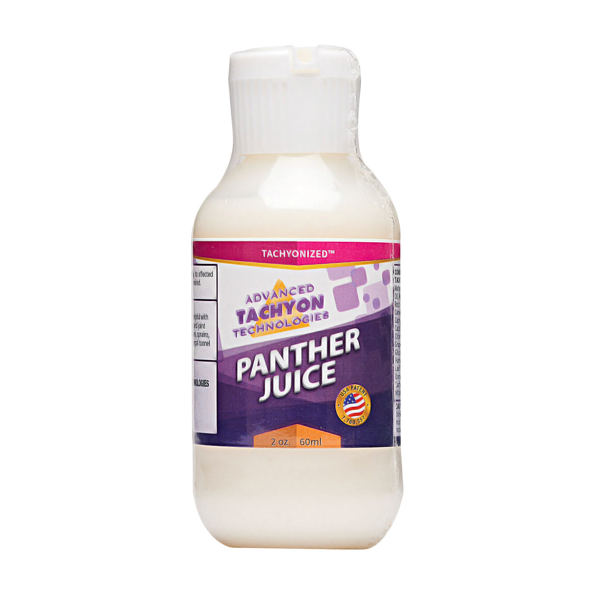 Panther Juice | ATT Tachyon | Raw Living UK | Pure Beauty | Advanced Tachyon Technologies Tachyonized Panther Juice is a blend of Aloe vera, MSM, B Vitamins, and over 200 trace elements that helps with pain &amp; swelling | Various Sizes | Roll-On