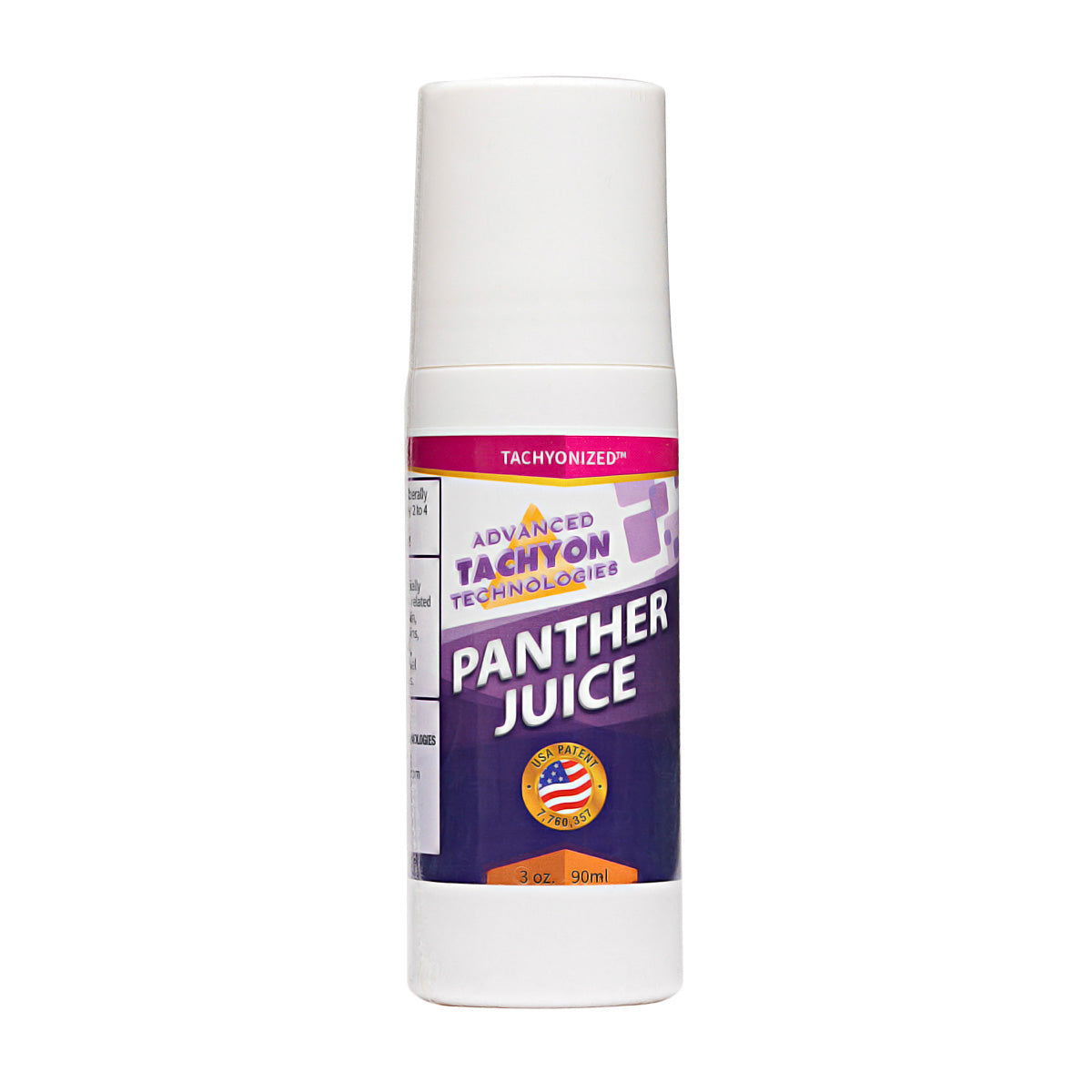 Panther Juice | ATT Tachyon | Raw Living UK | Pure Beauty | Advanced Tachyon Technologies Tachyonized Panther Juice is a blend of Aloe vera, MSM, B Vitamins, and over 200 trace elements that helps with pain &amp; swelling | Various Sizes | Roll-On