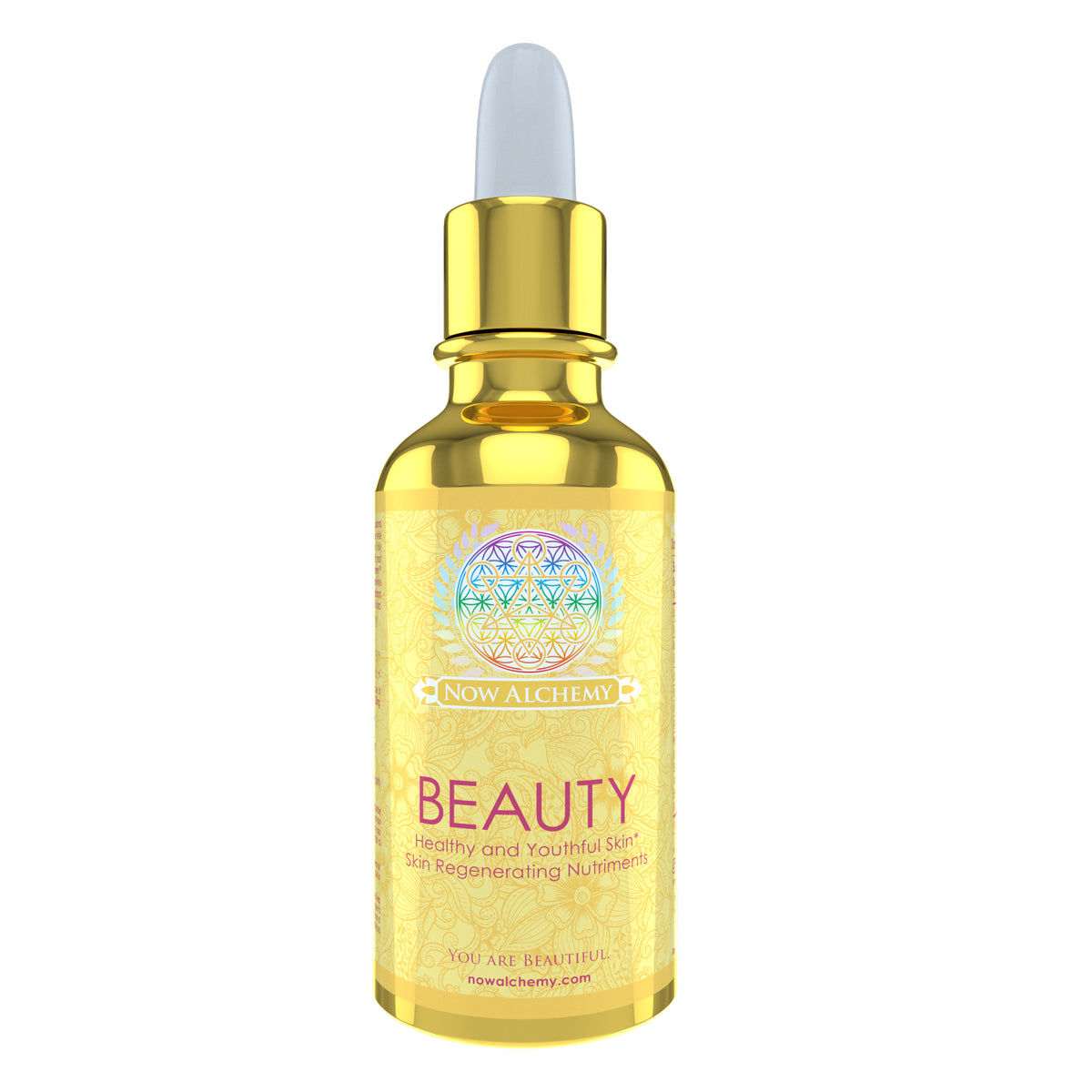Beauty (50ml) | Now Alchemy | Raw Living UK | Now Alchemy Beauty is designed for healthy &amp; youthful skin. Contains Lycopene, Mucopolysaccharide, CoQ10, Camu Camu &amp; Acerola Cherry.