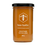 Heather Raw Honey (350g) | Bee Baltic | Raw Living UK | Bee Product | Raw Foods | Honeys | Bee Baltic's Raw Heather Honey is popular because it is strong and aromatic. It is set apart from other honeys because of its creamy-jelly-like texture.