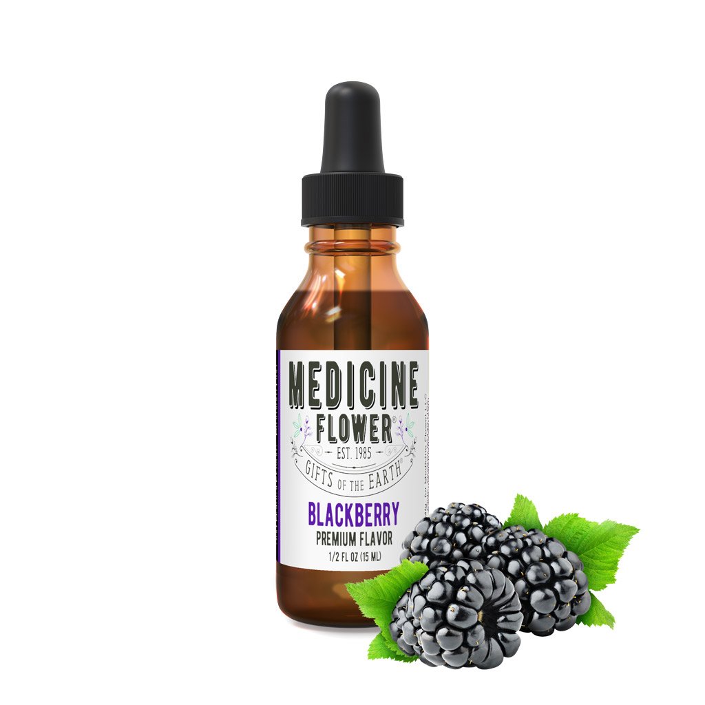 Blackberry Flavour Premium Extract | Medicine Flower | Raw Living UK | Raw Foods | Medicine Flower Blackberry Flavour Premium Extract (1/2oz, 1oz) is pure, potent &amp; natural. Amazing taste, with no alcohol or artificial preservatives.