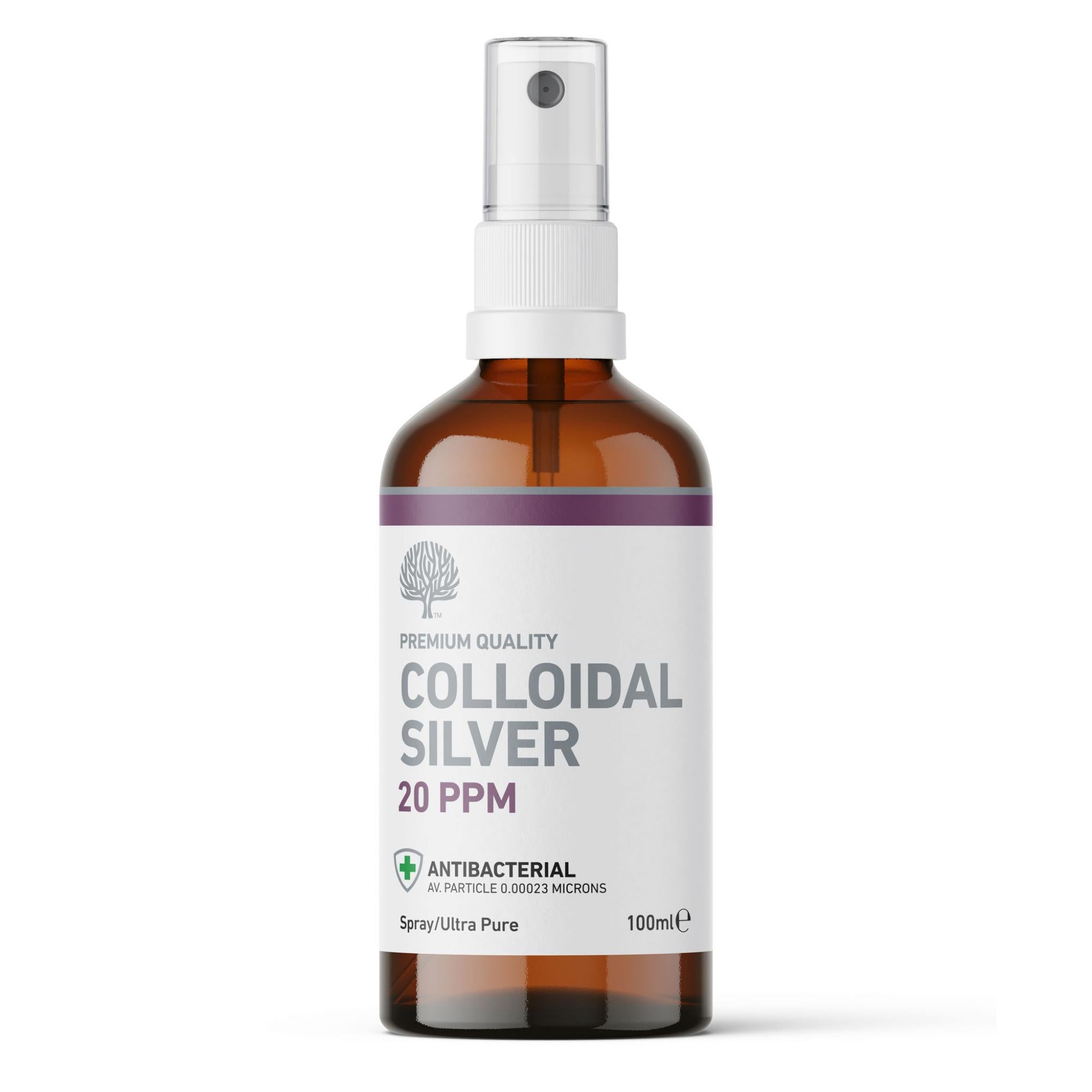 Colloidal Silver Enhanced 20ppm Spray
