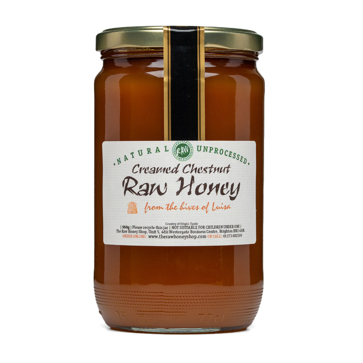 Creamed Chestnut Raw Honey | Magic of Spain | Raw Living UK | Raw Foods | Magic of Spain Creamed Chestnut Honey (960g) is an unpasteurised, enzyme-rich pure and natural honey. It has a smokey, earthy and full-bodied flavour.