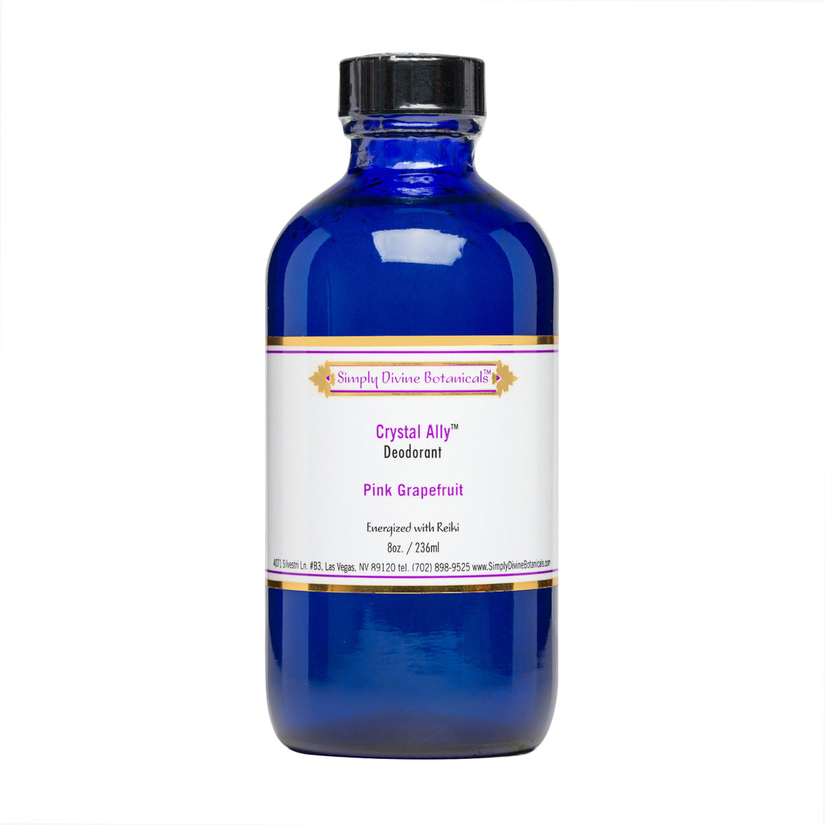 Simply Divine Botanicals - Crystal Ally PINK GRAPEFRUIT Deodorant