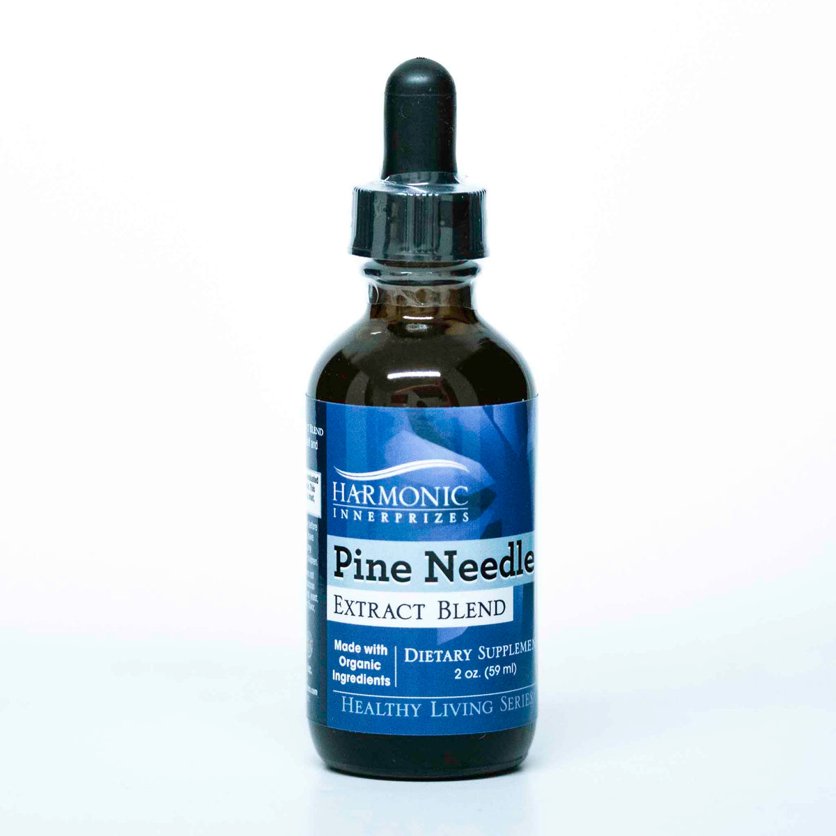 Pine Needle Extract | Harmonic Innerprizes | Raw Living UK | Harmonic Innerprizes Pine Needle Extract was created to address the health consequences from the consumption of GMOs. Also said to help stop blood clots.