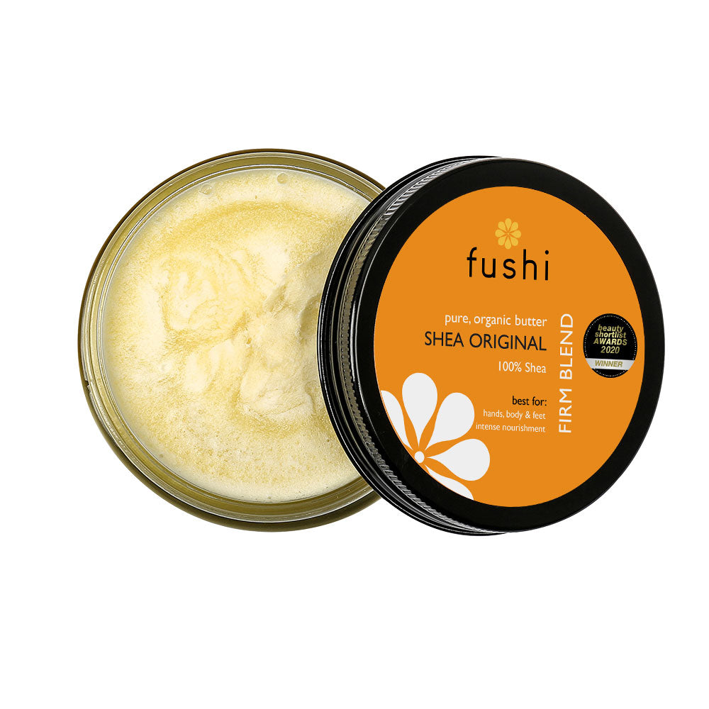 Organic Shea Butter (200g) | Fushi | Raw Living UK | Fushi Organic Unrefined Shea Butter is superbly moisturising and healing for the skin. Organic Shea Butter is rich in Oleic, Stearic and Linoleic Acids.