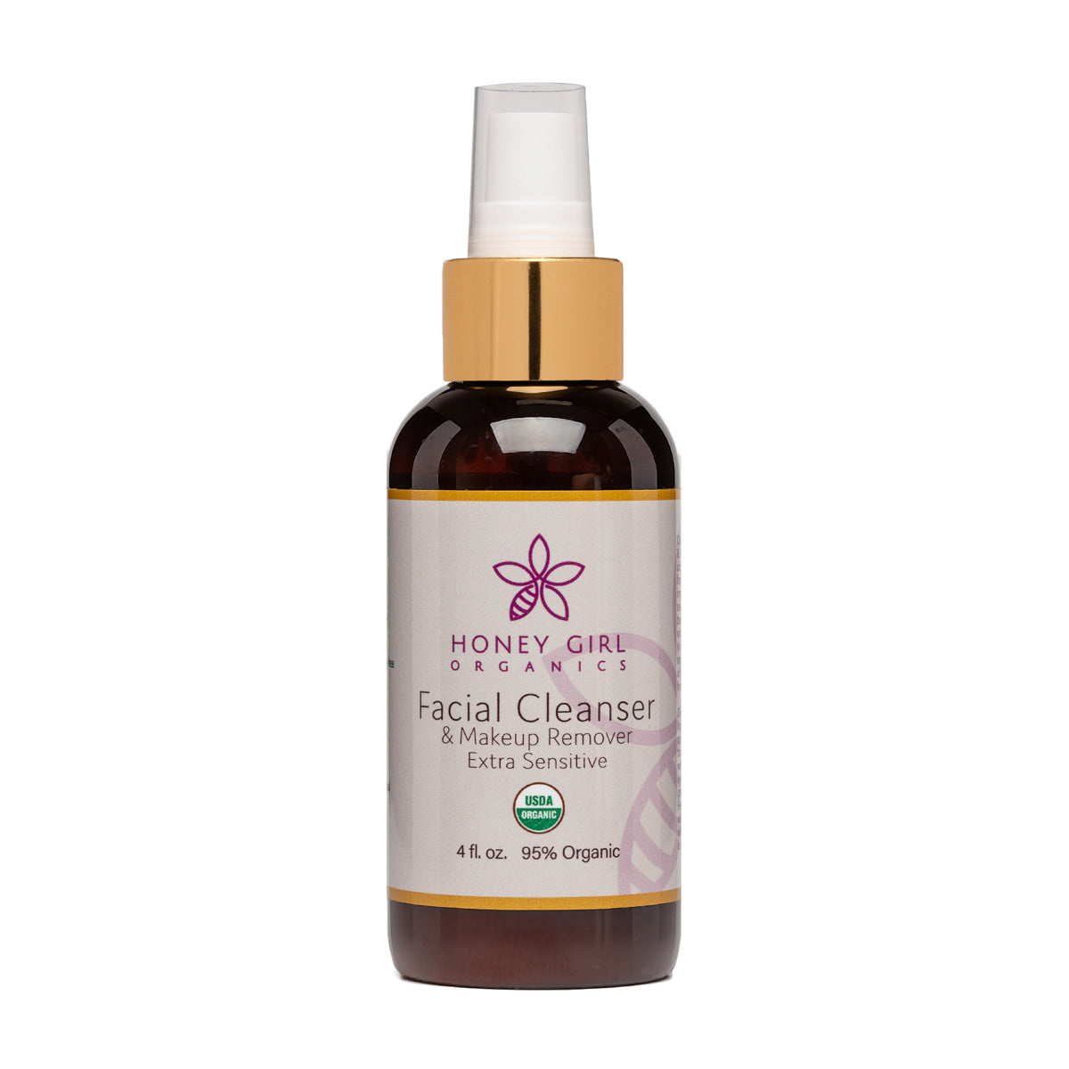Facial Cleanser & Make Up Remover Extra Sensitive | Honey Girl Organics | Raw Living UK | Skin Care | Beauty | Honey Girl Organic Face & Eye Cream EXTRA SENSITIVE (4oz): Cleanser & Make-Up Remover is a cleansing/makeup removing cream made with all-natural products.