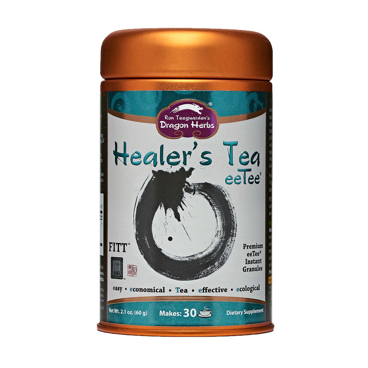 Healer&#39;s Tea eeTee in a Jar | Dragon Herbs | Raw Living UK | Herbal Teas | Dragon Herbs Healer’s Tea is an ancient Taoist formula used to quickly replenish spent Jing. Ingredients include Dendrobium, Goji, Schizandra &amp; Trace Minerals.