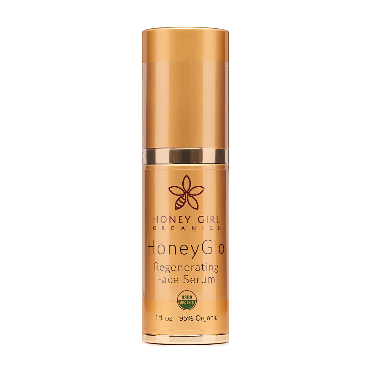 HoneyGlo Regenerating Face Serum | Honey Girl Organics | Raw Living UK | Skin Care | Beauty | Honey Girl Organics HoneyGlo Regenerating Face Serum is highly absorbable, promoting Cell Regeneration, Skin Renewal, and Collagen Production.