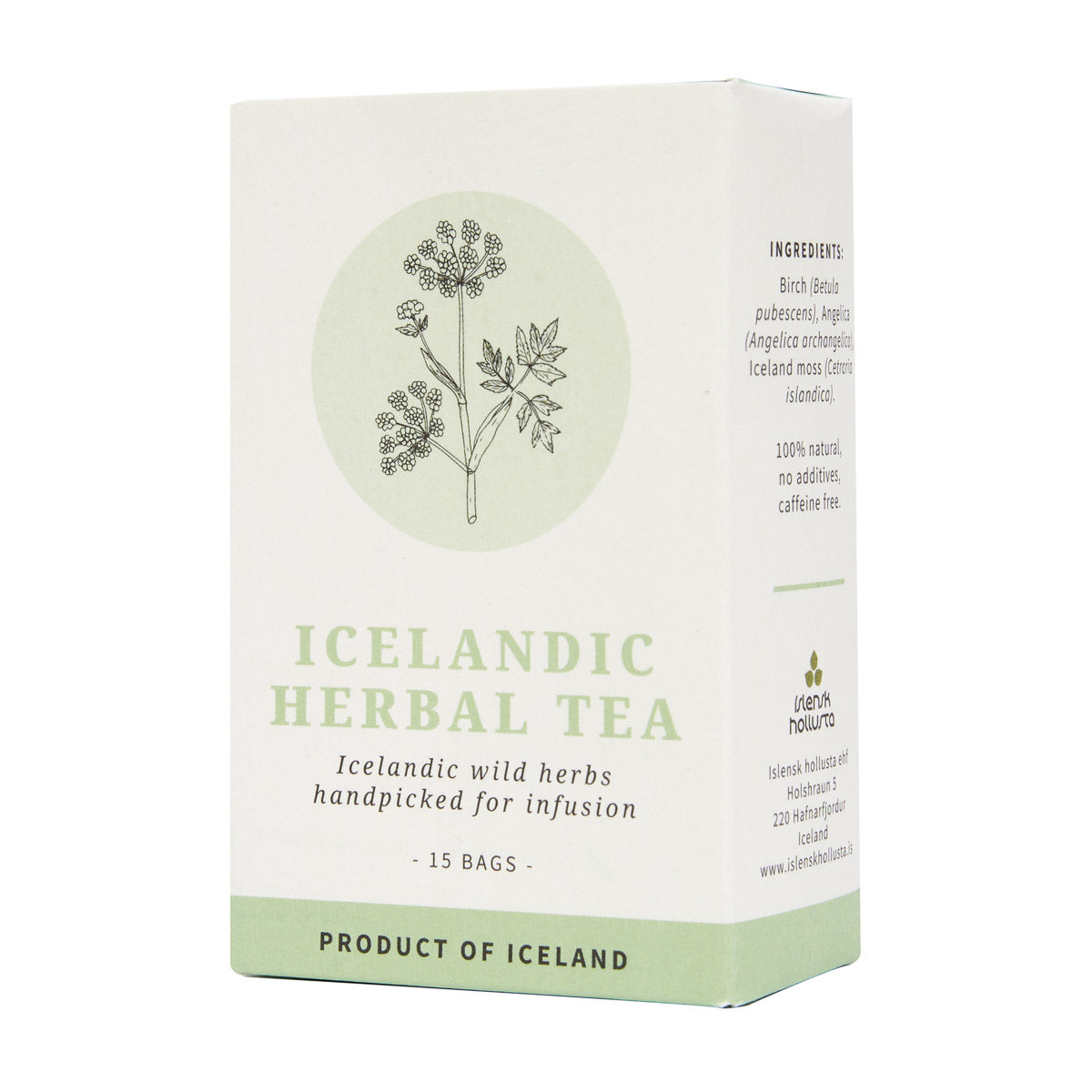 Icelandic Herbal Tea Bags (15 bags) - Islensk Hollusta